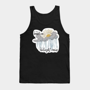 Midnight rain Tank Top